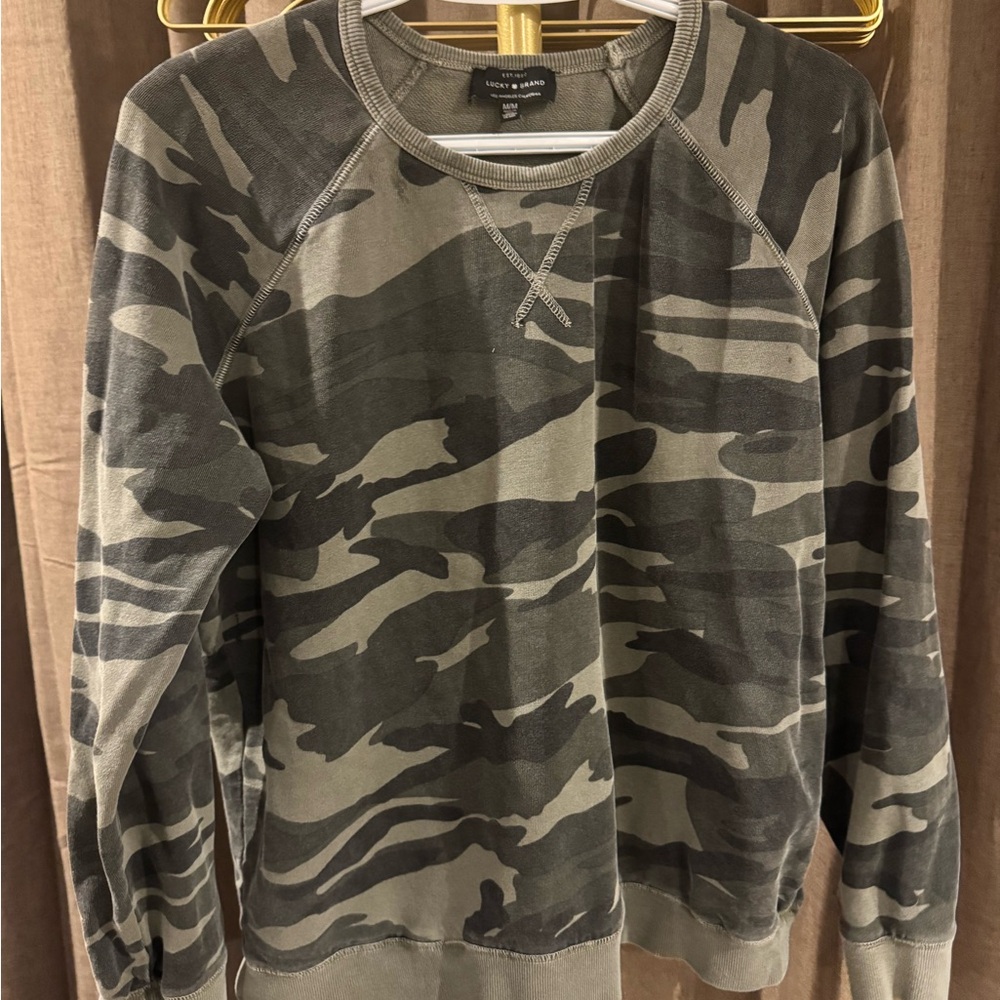 Lucky Brand Camouflage Sweatshirt